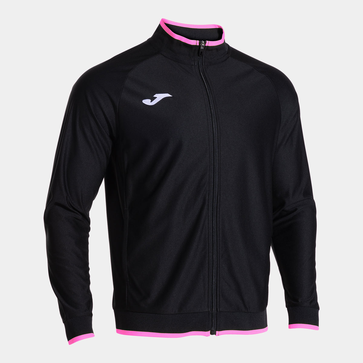 Joma Combi Premium Full Zip Sweatshirt (Adult) - Fluorescent Pink Black