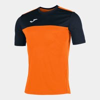 Joma Winner Short Sleeve T-shirt (Adult) - Orange Black