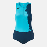 Joma City III Bodysuit (Adult) - Fluorescent Turquoise Dark Navy