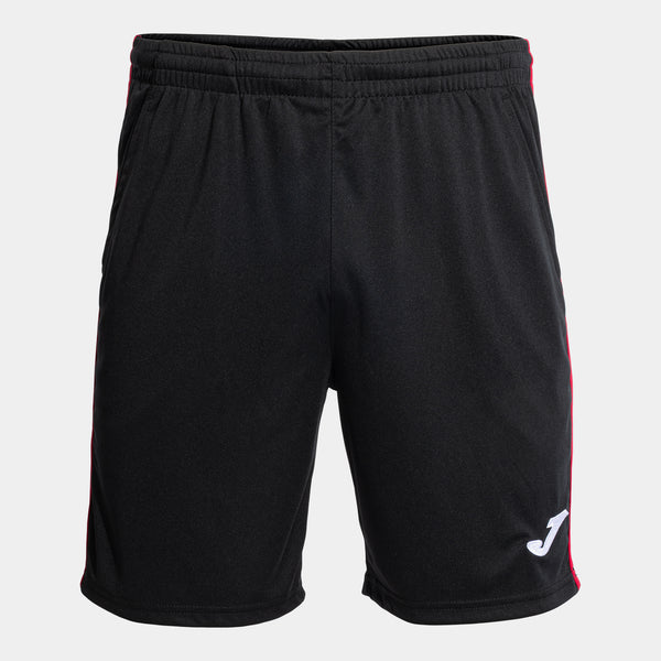Joma Open III Bermuda (Adult) - Black Red