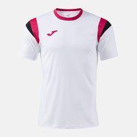 Joma Terra Short Sleeve T-shirt (Junior) - White Fuchsia