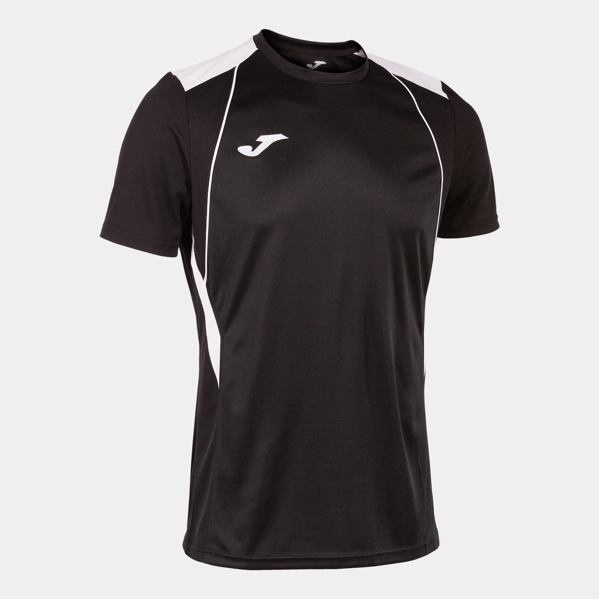 Joma Championship VII Short Sleeve T-shirt (Adult) - Black White