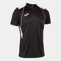Joma Championship VII Short Sleeve T-shirt (Adult) - Black White