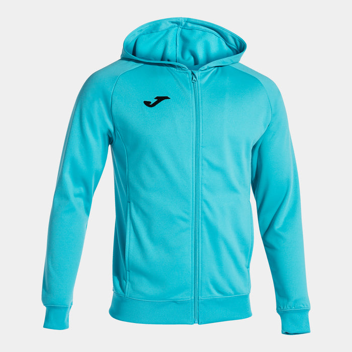 Joma Menfis Zip-up Hoodie (Junior) - Fluorescent Turquoise