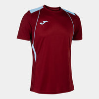 Joma Championship VII Short Sleeve T-shirt (Adult) - Sky Blue Burgundy