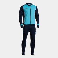 Joma Phoenix III Tracksuit (Junior) - Fluorescent Turquoise Dark Navy