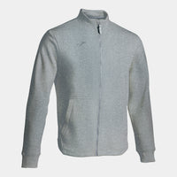 Joma Confort IV Full Zip Sweatshirt (Adult) - Melange Gray