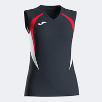 Joma Championship Sleeveless Shirt (Junior) - Black Red