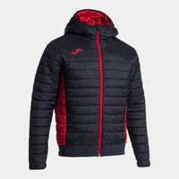 Joma Urban V Bomber Jacket (Adult) - Black Red