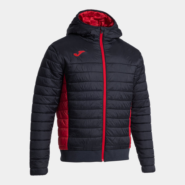 Joma Urban V Bomber Jacket (Adult) - Black Red