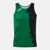 Joma City III Tank Top (Adult) - Green Black