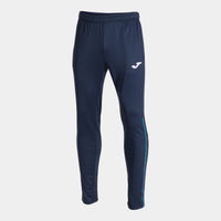 Joma Championship VIII Long Pants (Junior) - Fluorescent Turquoise Dark Navy
