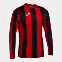 Joma Inter III Long Sleeve T-shirt (Adult) - Red Black