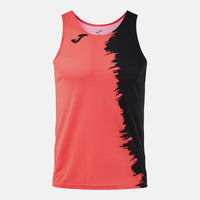 Joma City III Tank Top (Junior) - Fluorescent Coral Black
