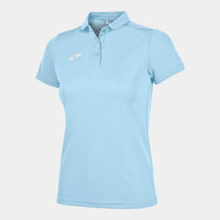 Joma Hobby Women's Polo Shirt S/s (Junior) - Sky Blue