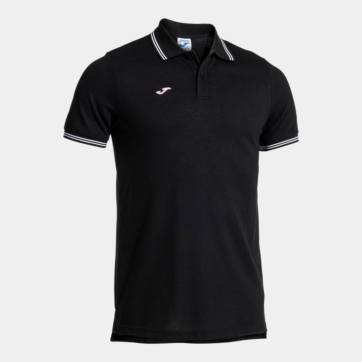 Joma Confort Classic Short Sleeve Polo (Adult) - Black Pink