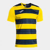Joma Performance Short Sleeve T-shirt (Adult) - Dark Navy Yellow