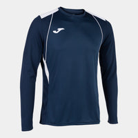 Joma Championship VII Long Sleeve T-shirt (Adult) - Navy Blue White