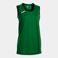 Joma Final Basket II Sleeveless Shirt (Junior) - Green Black