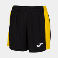 Joma Maxi Shorts (Adult) - Black Yellow