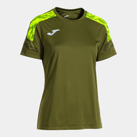 Joma Championship VIII Short Sleeve T-shirt (Adult) - Green Yellow