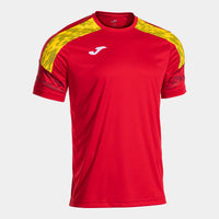 Joma Championship VIII Short Sleeve T-shirt (Junior) - Red Yellow