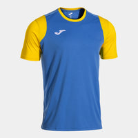 Joma Final Basket II Short Sleeve T-shirt (Junior) - Royal Blue Yellow