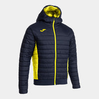 Joma Urban V Bomber Jacket (Adult) - Navy Blue Yellow