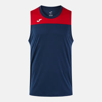 Joma Phoenix III Sleeveless Shirt (Junior) - Dark Navy Red