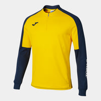 Joma Eco Championship Recycled Sweatshirt (Adult) - Navy Blue Yellow