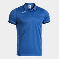 Joma Combi Premium Short Sleeve Polo (Junior) - Royal Blue Navy Blue