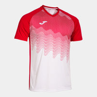 Joma Tiger VI Short Sleeve T-shirt (Junior) - White Red