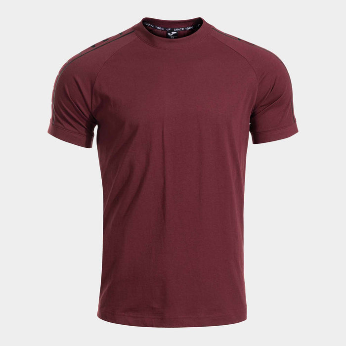 Joma Icono Street Short Sleeve T-shirt (Adult) - Burgundy Black