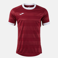 Joma Toletum VII Short Sleeve T-shirt (Junior) - Burgundy White