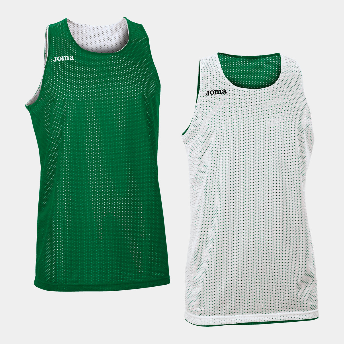 Joma Reversible T-shirt Aro Sleeveless (Junior) - Green White