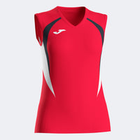 Joma Championship Sleeveless Shirt (Junior) - Red Black