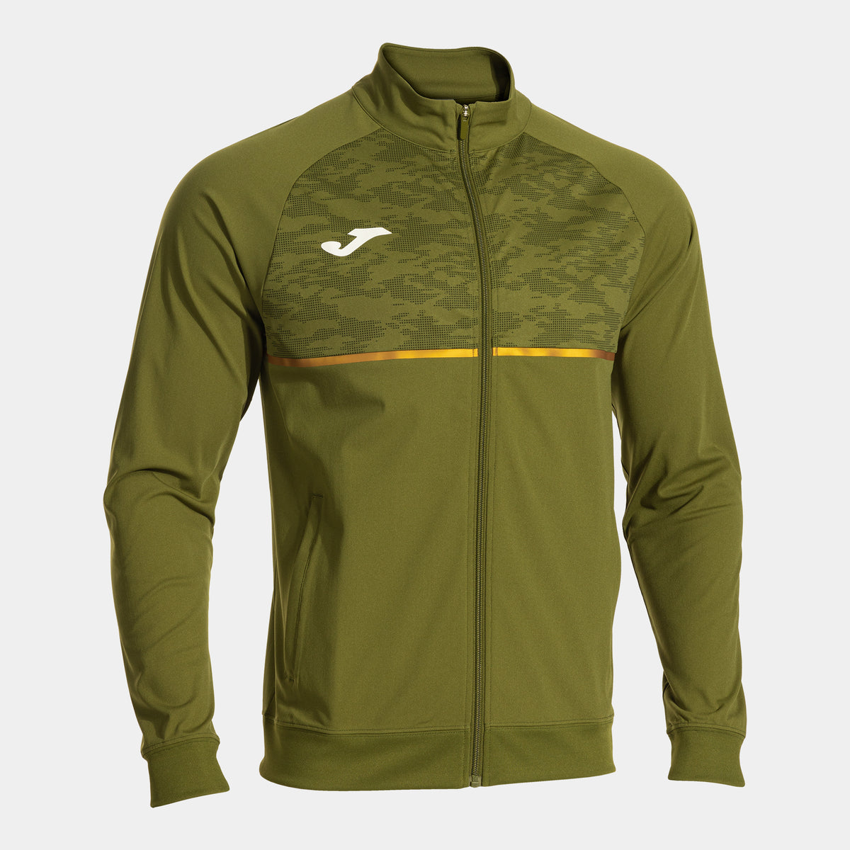 Joma Record III Full Zip Sweatshirt Mx (Adult) - Khaki