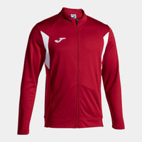 Joma Winner III Full Zip Sweatshirt (Junior) - Red White