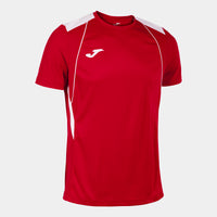 Joma Championship VII Short Sleeve T-shirt (Adult) - Red White