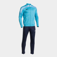 Joma Championship VIII Tracksuit (Junior) - Fluorescent Turquoise Dark Navy