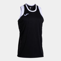 Joma Final Basket II Sleeveless Shirt (Adult) - Black White