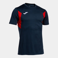 Joma Winner III Short Sleeve T-shirt (Junior) - Navy Blue Red