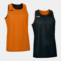 Joma Reversible T-shirt Aro Sleeveless (Adult) - Orange Black