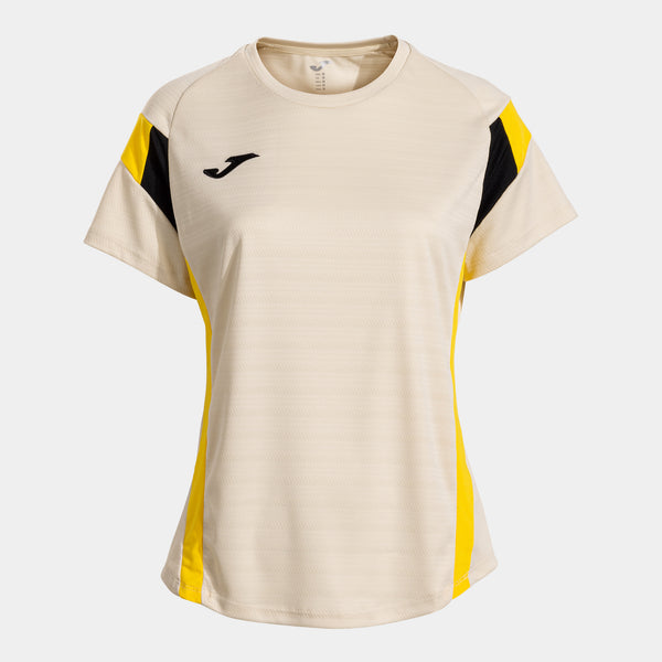 Joma Montreal Short Sleeve T-shirt - Beige Yellow