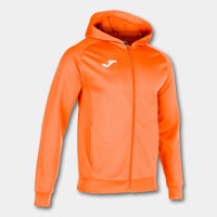 Joma Menfis Hooded Jacket (Adult) - Fluorescent Orange