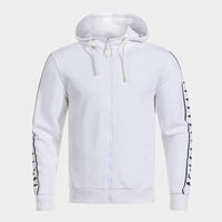 Joma Icono Street Zip-up Hoodie (Adult) - White Black