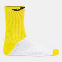 Joma Cotton Socks (Junior) - Yellow Black