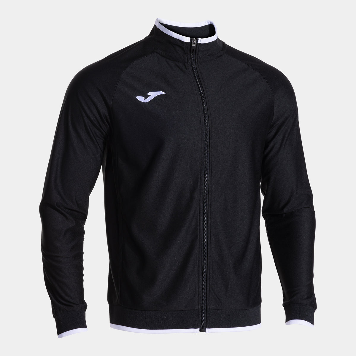 Joma Victory II Full Zip Sweatshirt (Junior) - Black White