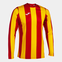 Joma Inter III Long Sleeve T-shirt (Adult) - Red Yellow