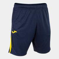 Joma Championship VII Bermuda (Adult) - Navy Blue Yellow